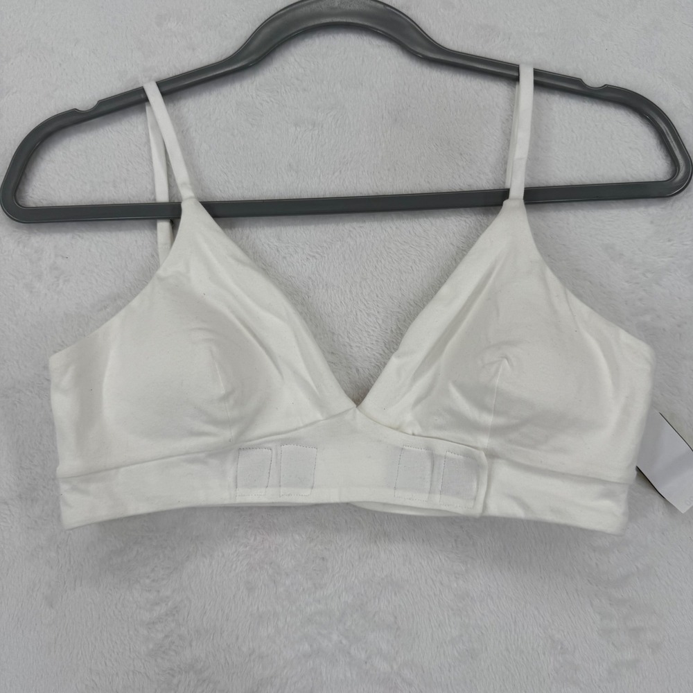 Slick Chicks Wireless Comfort Bra White‎ Medium Adjustable Adaptive